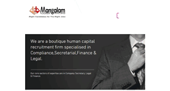 Desktop Screenshot of mangalamjobs.com